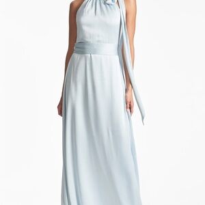 Elegant Light Blue Women's Dress- Sachin and Babi Kayla